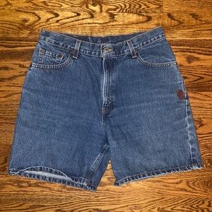 Vintage Levi’s jean shorts
